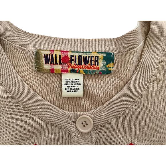 WallFlower Vintage Collection Southwest Fringe Knit Size Medium - Picture 2 of 6